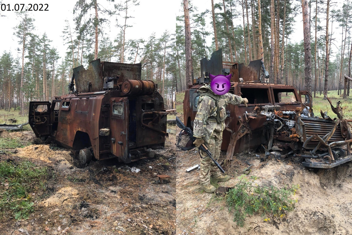 1005 P-230T command vehicle destr 01 07 22
