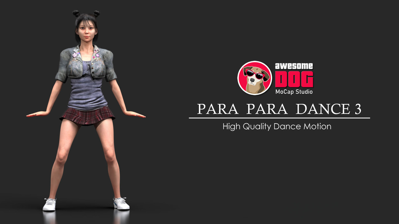 [ Reallusion Motion ] Para Para Dance (bundle 7+8+9)