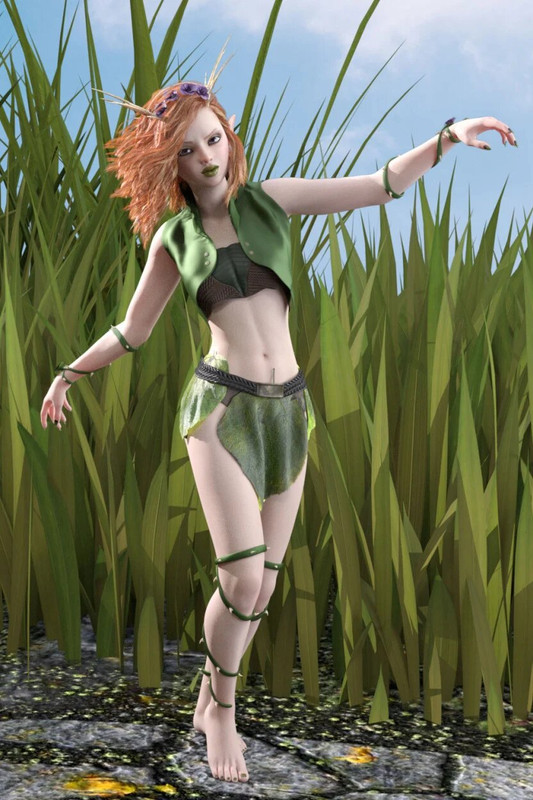 dForce Thorn Dryad Outfit for Genesis 8 Females