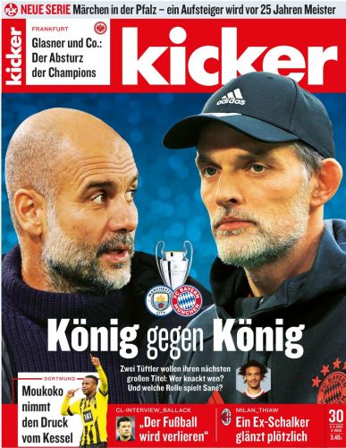 Cover: Kicker Sportmagazin No 30 vom 11  April 2023