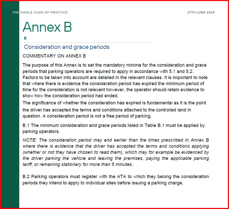 Parking Code Annex B 34
