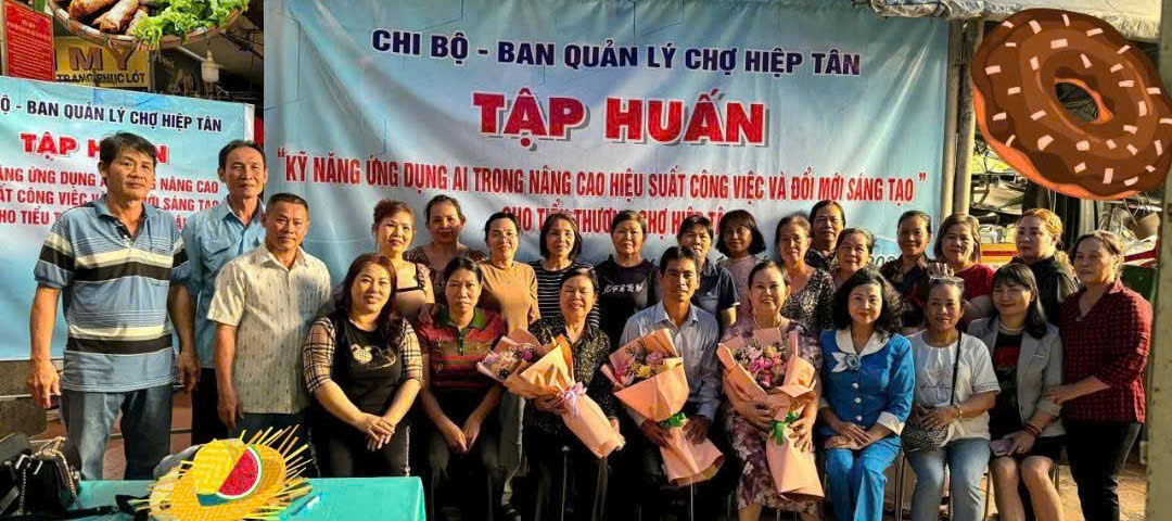Bồi dưỡng tiểu thương chợ Hiệp Tân