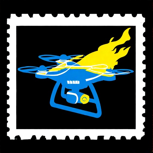 Postal-stamp-style-art-of-a-fl-71