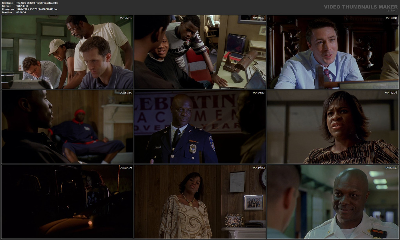 The Wire S03e08 Moral Midgetry.mkv