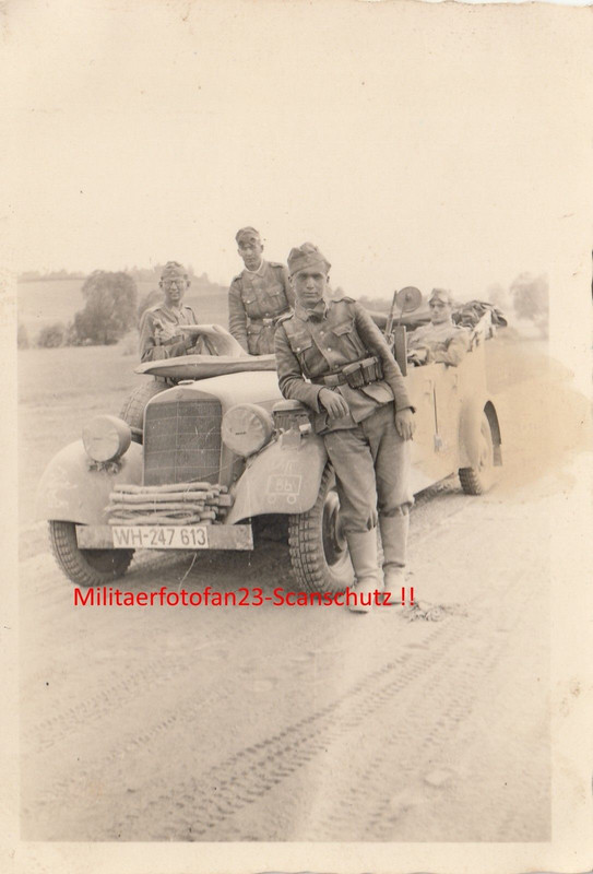 Vormarsch 7.Pz.Div.in Rußland Kübelwagen Mercede
