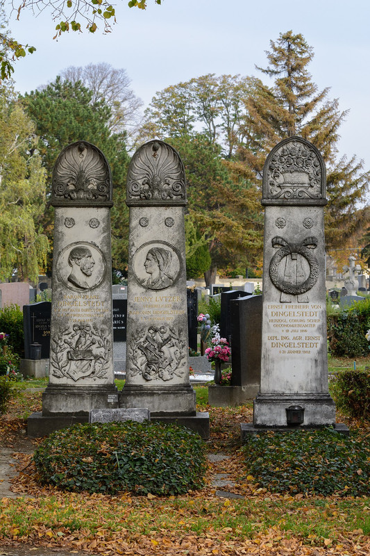 Wien Zentralfriedhof Grabst Tte Dingelstedt Postimages