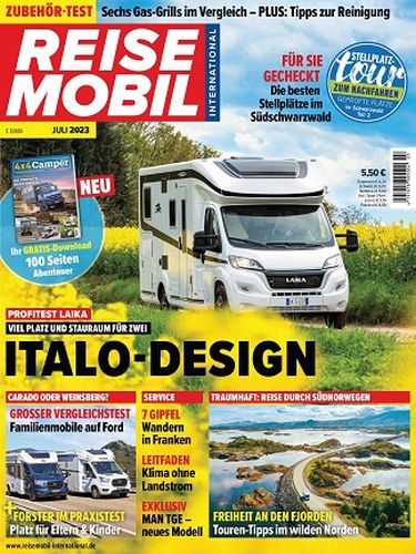 Cover: Reisemobil International Magazin No 07 Juli 2023