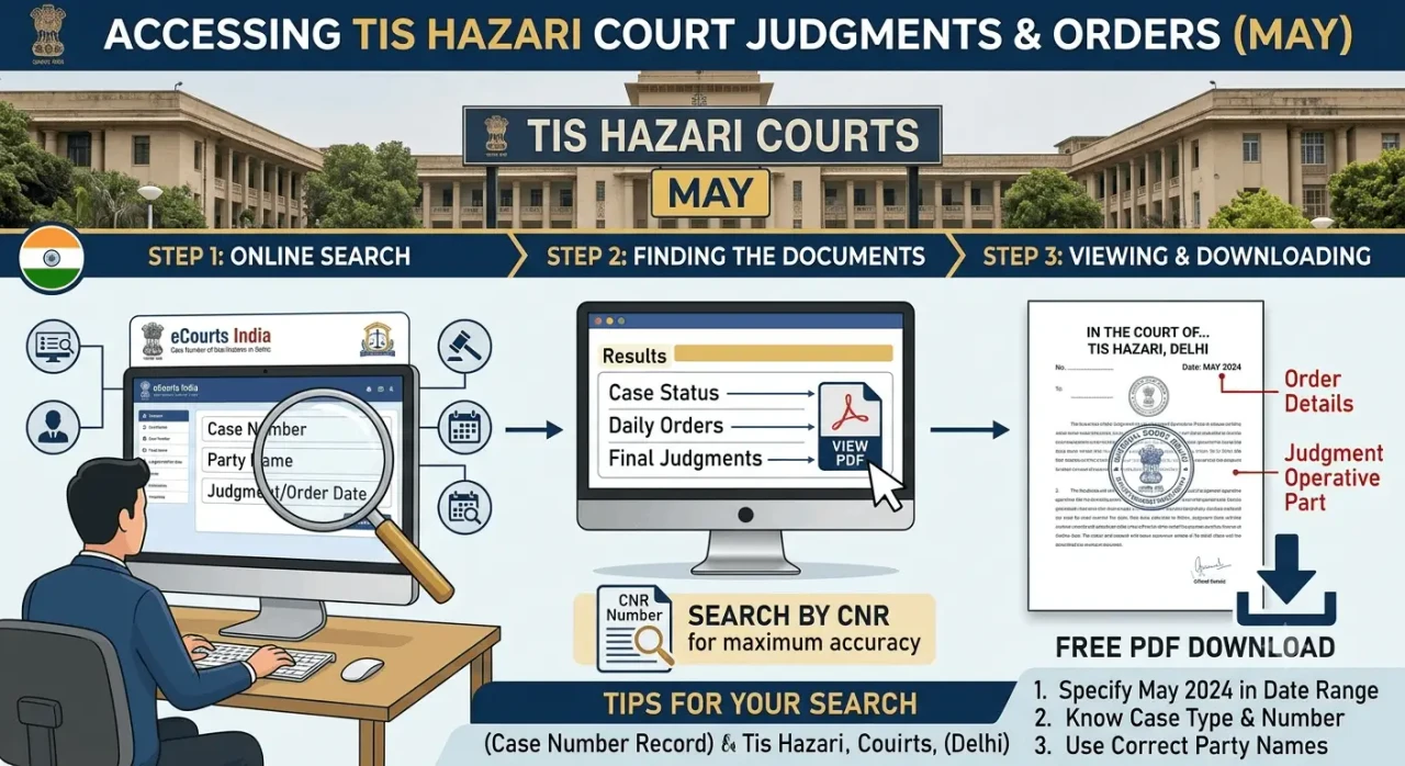 Tis Hazari Court Judgments and Orders May 2026