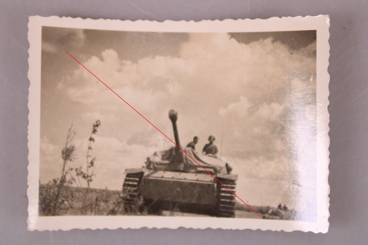 Wehrmacht original Foto Sturmgeschütz Langrohr (3)