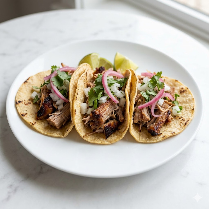 Tacos De Carne Mechada (3 Uds.)