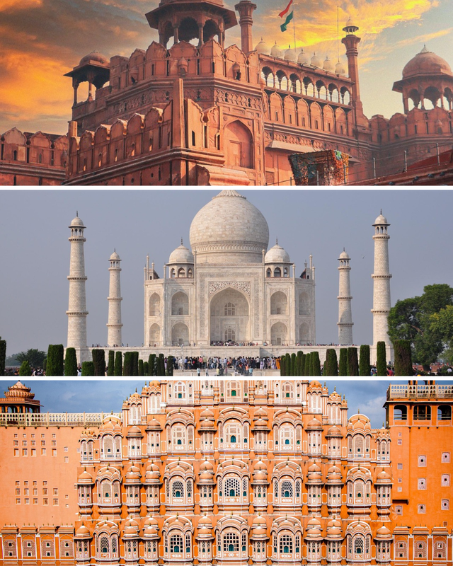Golden Triangle Tour(Delhi, Agra, Jaipur) + goglobe holidays