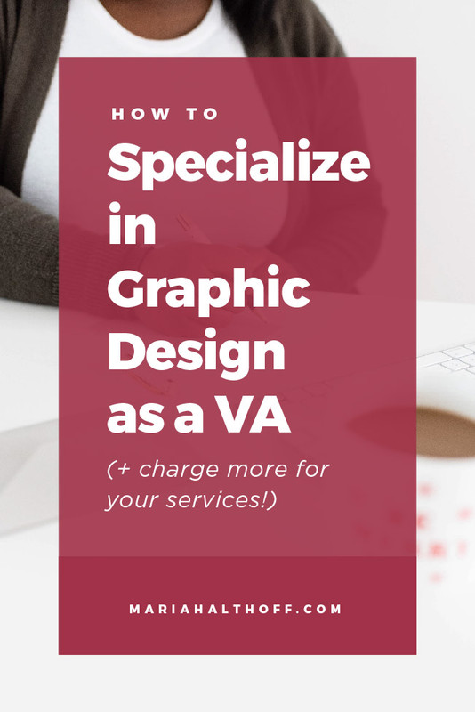 If you really want to increase your worth as a VA, one of the best things you can do is choose an area of expertise to specialize in. Here’s what you need to know to specialize in graphic design as a virtual assistant!