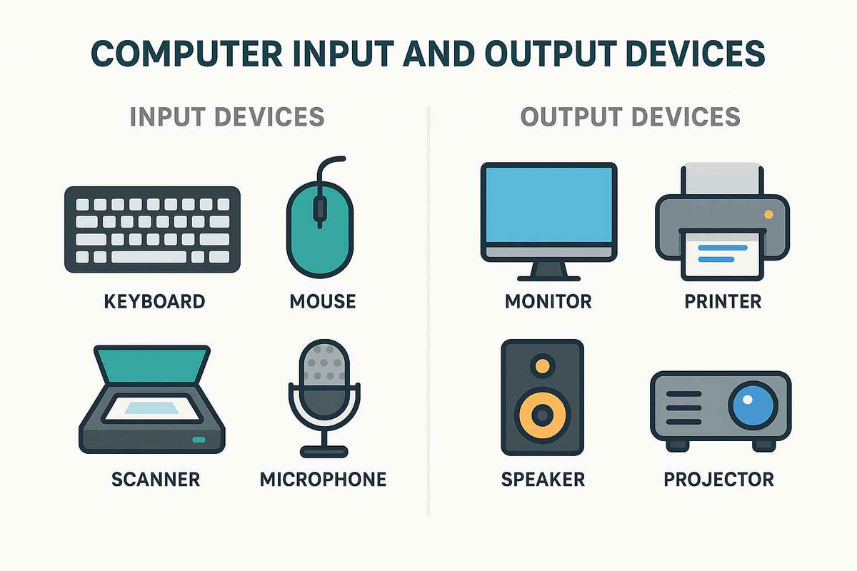 Input and Output Devices of Computer