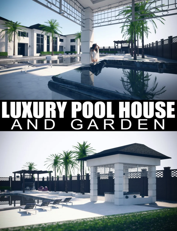 Luxury Pool House and Garden Luxury Pool House and Garden