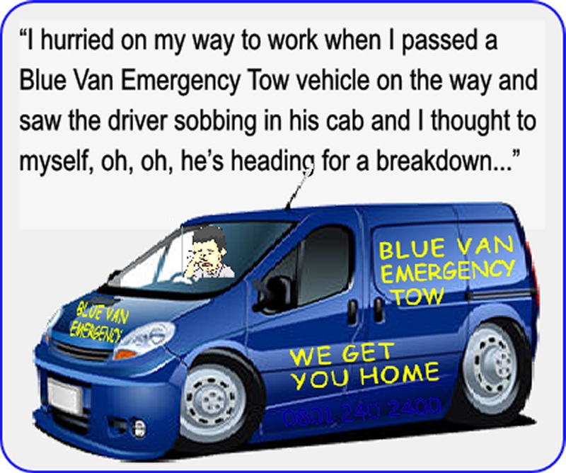 Blue Van Emergency Tow 01