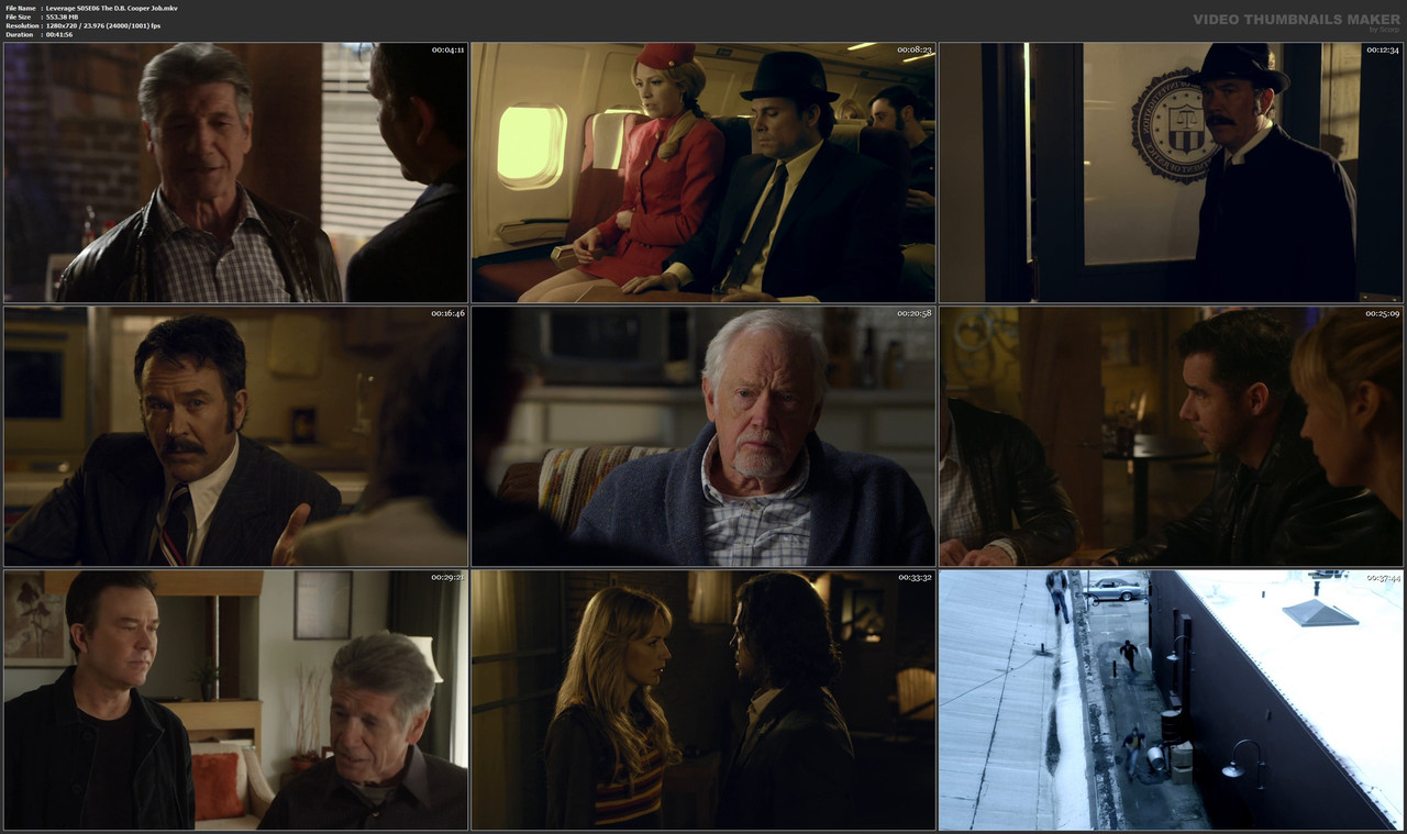 Leverage S05E06 The D.B. Cooper Job.mkv