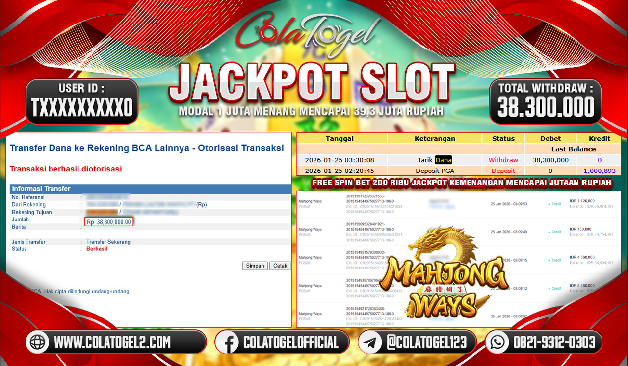 JACKPOT SLOT GACOR!!
