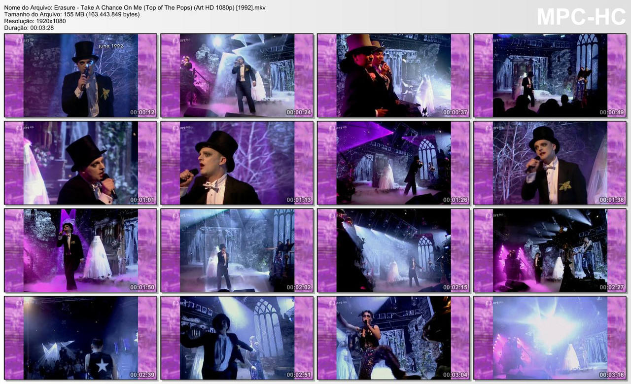 Erasure - Take A Chance On Me (Top of The Pops) (Art HD 1080p) [1992]