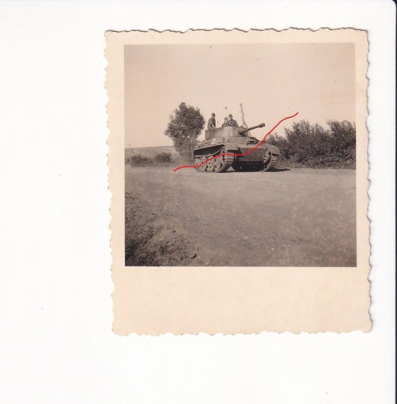 WW2 Foto Elitesoldaten Totenkopf Panzer Tank Prototyp VK 903 Pak 38 RAR
