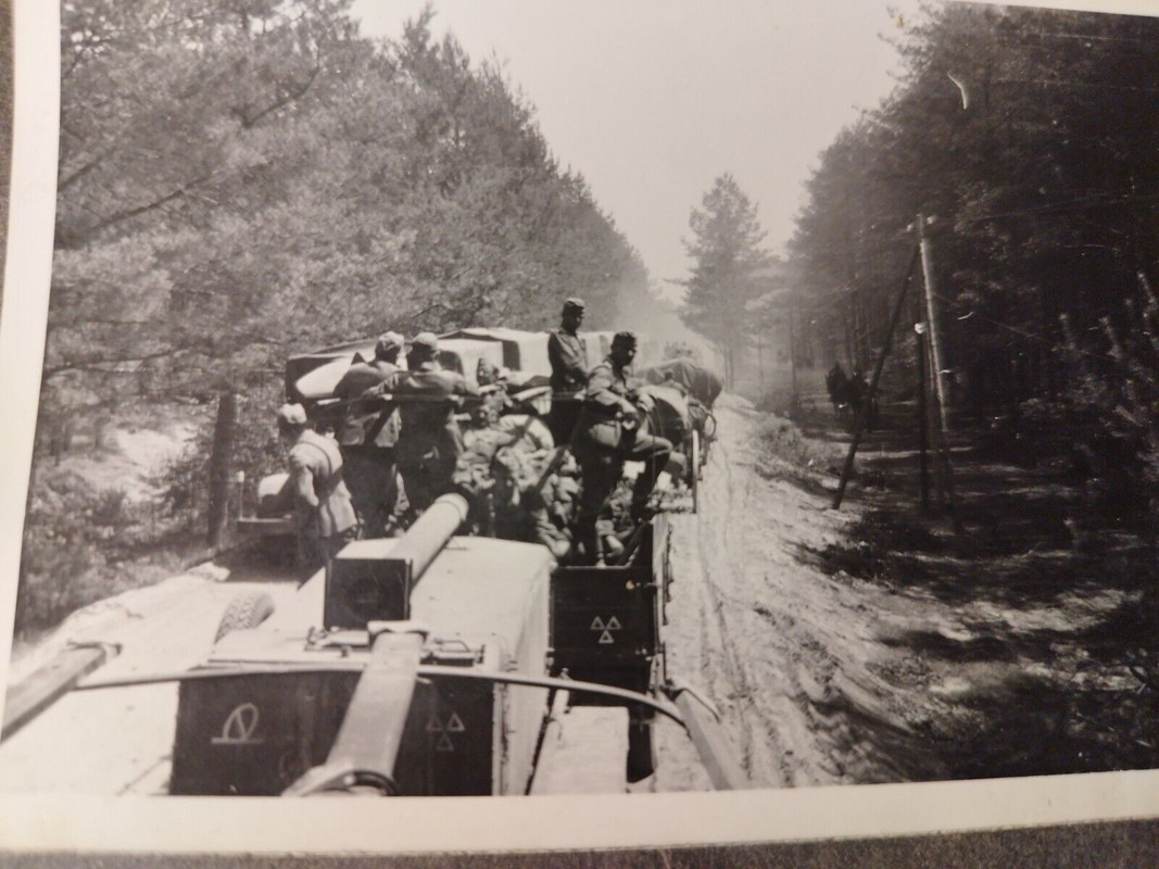 Kolonne der 197.Inftr Division Gegenverkehr Regt Wappen Bäckerei Lompanie