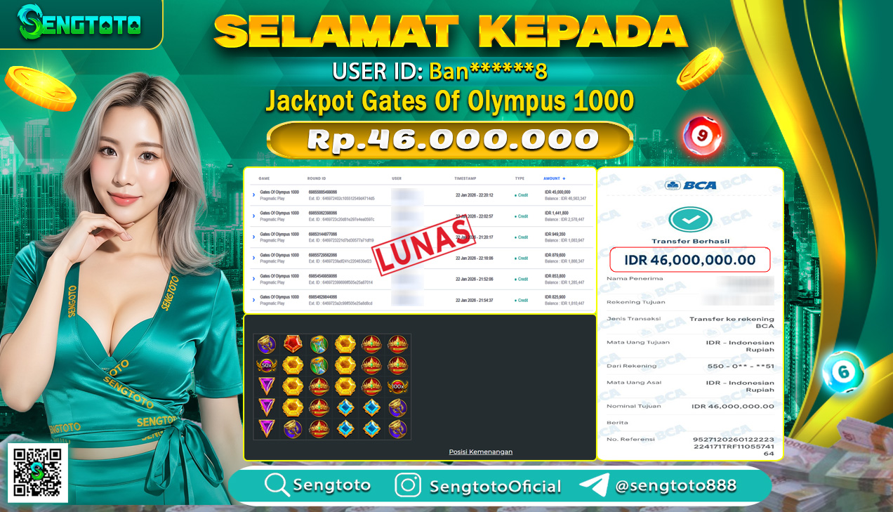 BUKTI PEMBAYARAN SLOT GATES OF OLYMPUS 1000