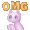 The 'OMG' emote from Needy Streamer Overload