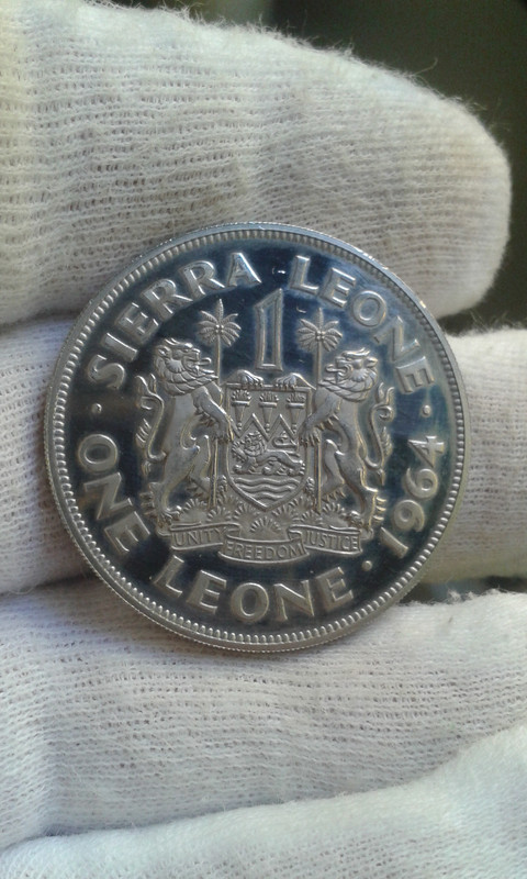 1 leone 1964. Sierra Leona. 20200402-124126