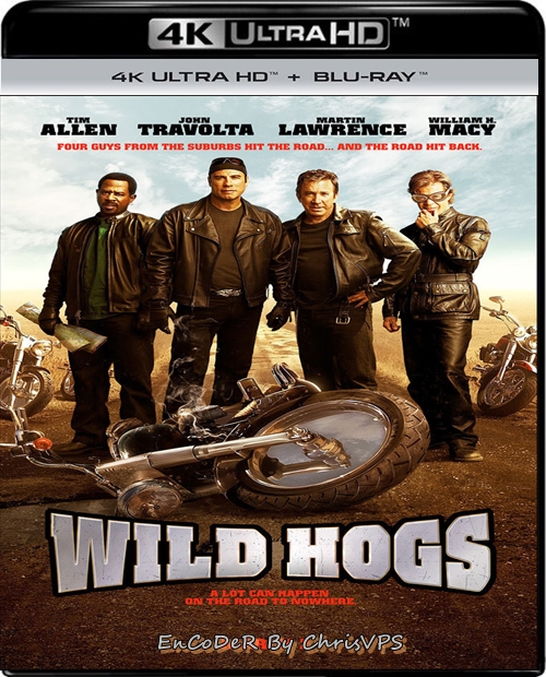 Gang Dzikich Wieprzy / Wild Hogs (2007) MULTI.HDR.2160p.AI.BluRay.PCM.AC3-ChrisVPS / LEKTOR i NAPISY