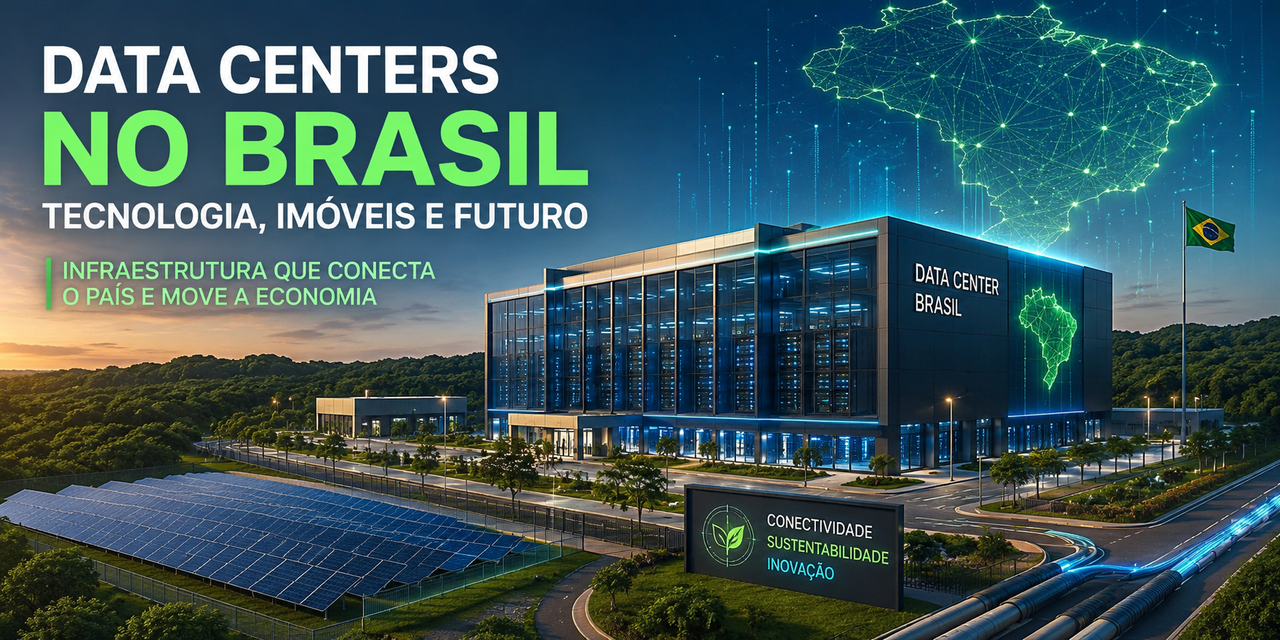 Data centers atraem mercado imobiliário: a aposta bilionária que está redesenhando o Brasil