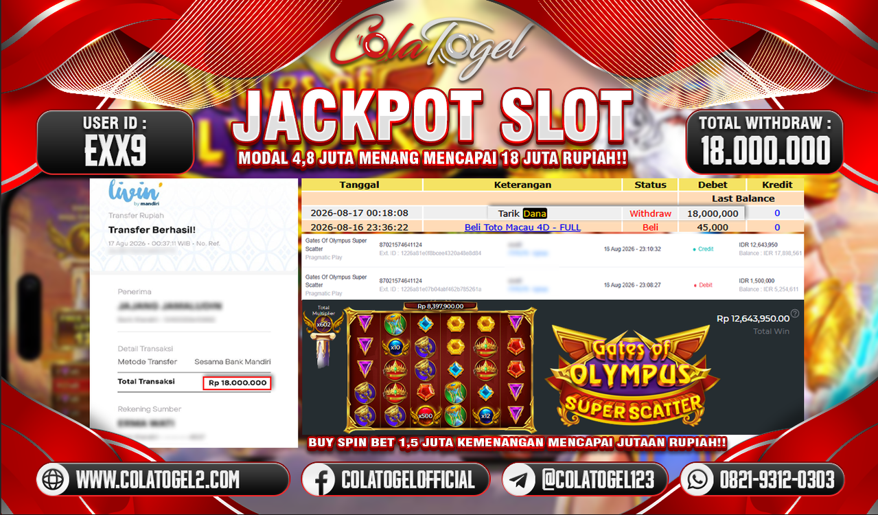 JACKPOT SLOT GACOR!!