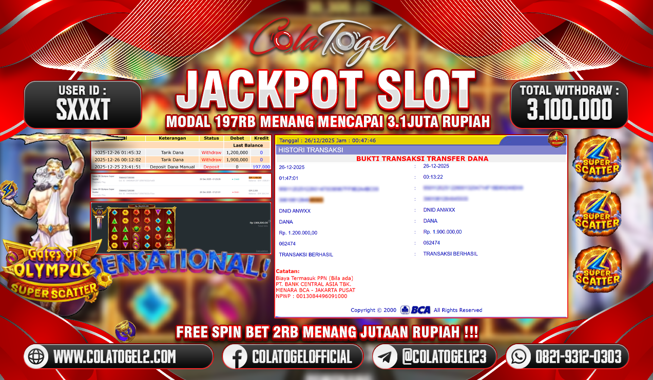 JACKPOT SLOT GACOR!!
