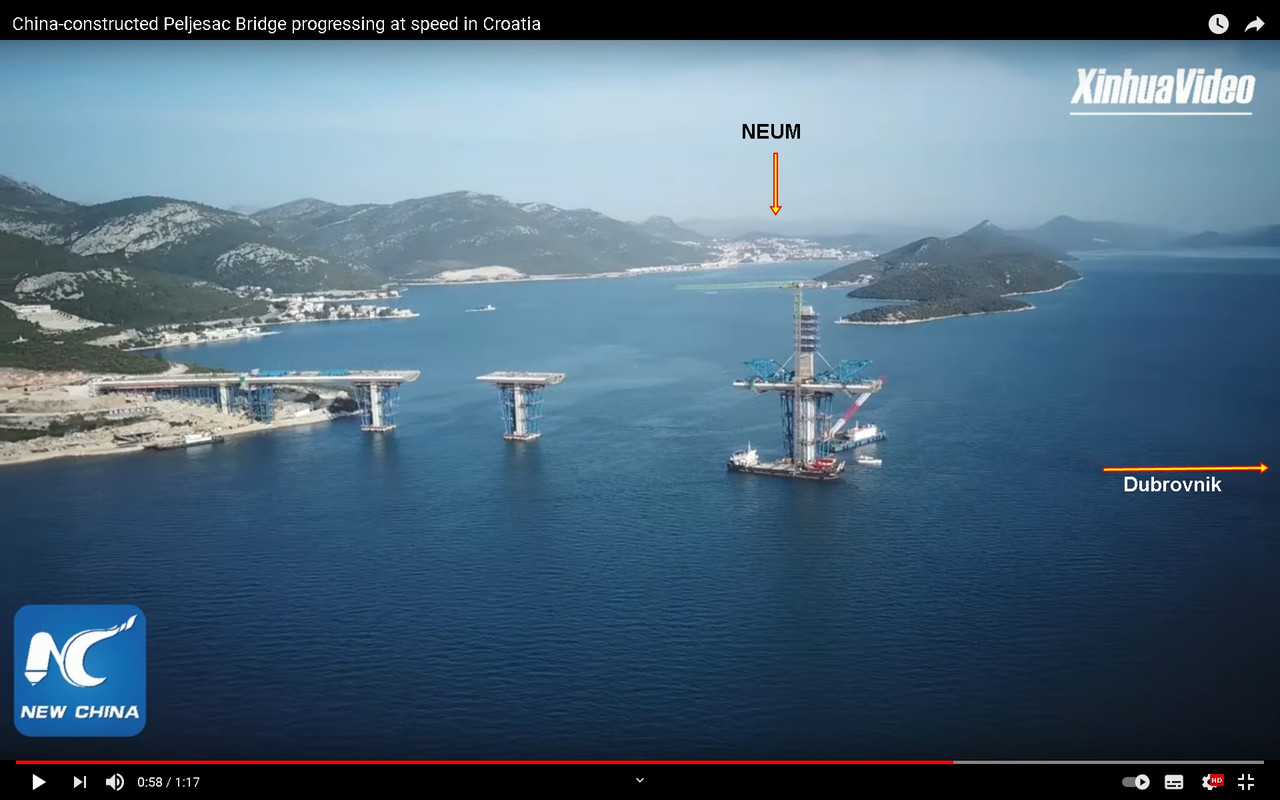 New China TV: China-constructed Peljesac Bridge progressing at speed in Croatia - Page 4 4