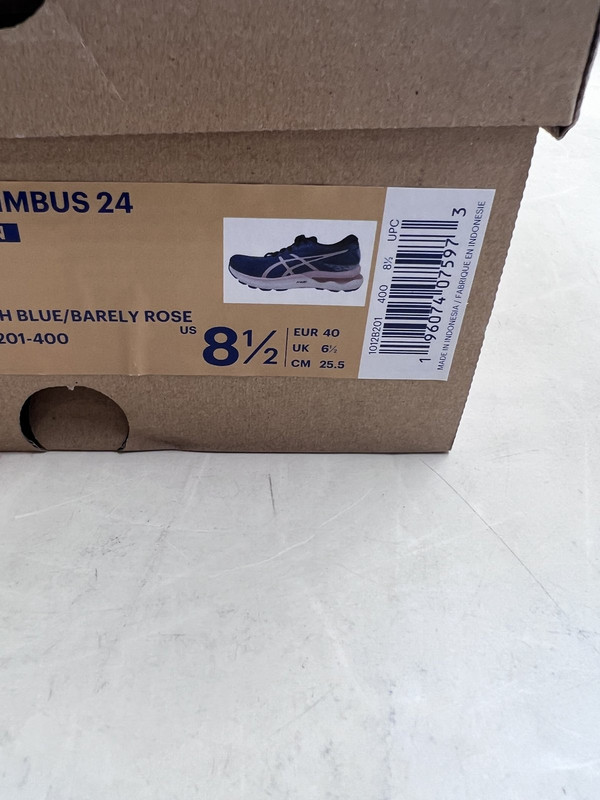  ASICS Women's Gel-Nimbus 24 Running Shoes, 5, French  Blue/Barely Rose
