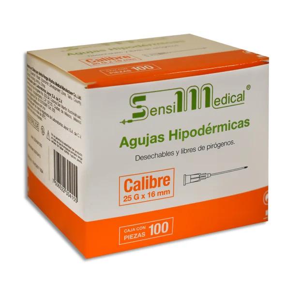 MTC AGUJA HIPODERMICA 25GX16MM APL3X2     7506022304155