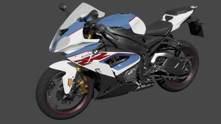 Motorcycle BMW RR S1000 – 3D Model