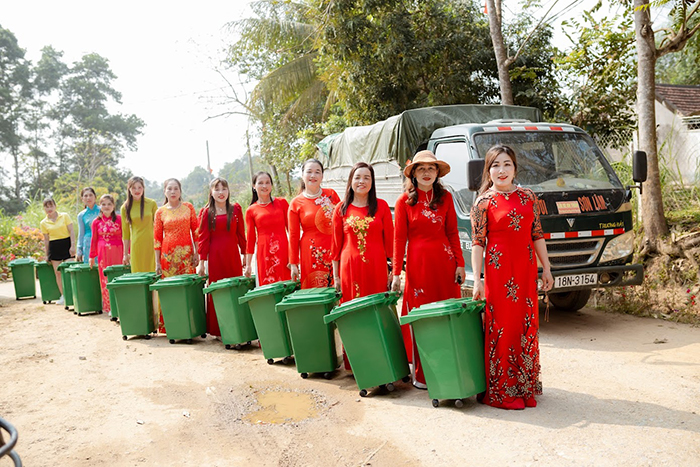 Mô hình dân vận khéo trong bảo vệ môi trường quê tôi 12 Mô hình dân vân bảo vệ môi trường thôn Tân Thịnh