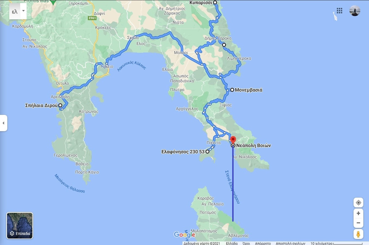 2019 Διακοπές στην Μονεμβασία και το νομό Λακωνίας   Ελαφόνησος   Κύθηρα