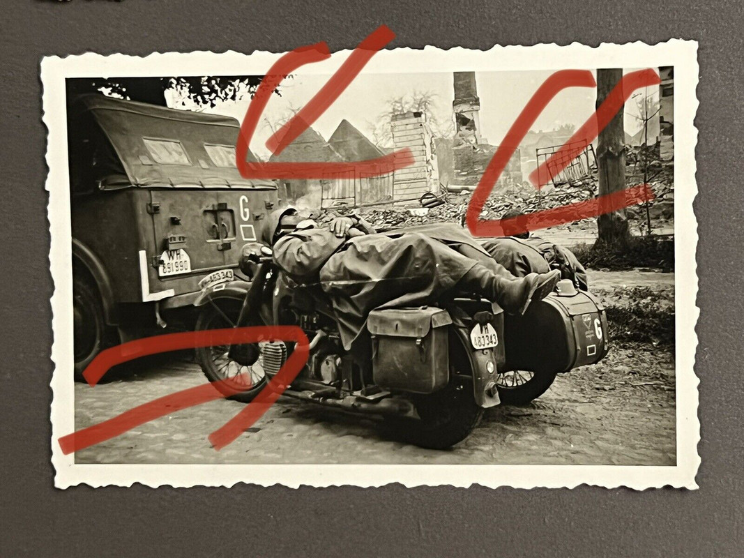 Deutsches Foto 2Wk Panzer Abteilung 17 Deutschland Fotoalbum Russland