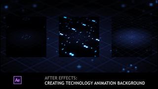 After Effects Creating Technology Animation Background After Effects Creating Technology Animation Background