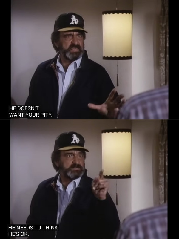 Actor Victor French in Highway To Heaven