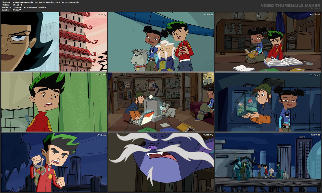 American Dragon Jake Long S02E05 Something Fishy This Way Comes.mkv