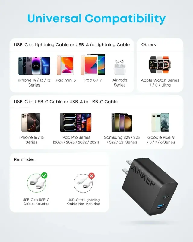 Anker iphone charger
