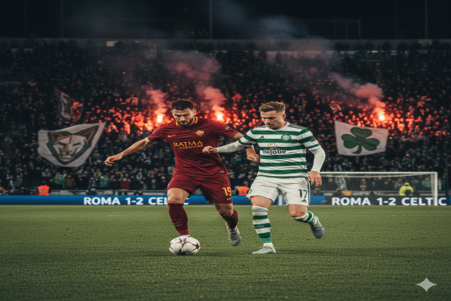 مواجهة سابقة بين روما وسيلتيك