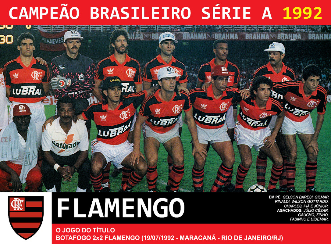 Time do Flamengo campeão brasileiro em 1992