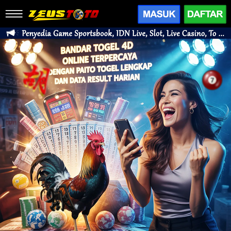 ZEUSTOTO: Bandar Togel 4D Online Terpercaya dengan Paito Togel Lengkap dan Data Result Harian image 1