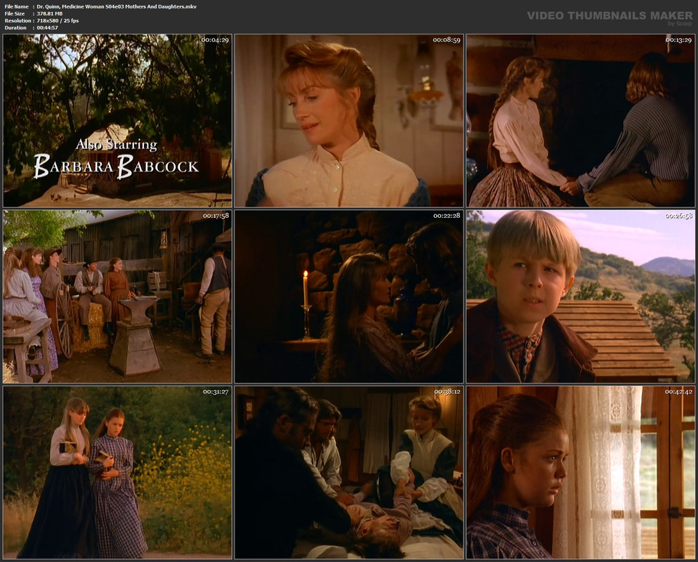 Dr. Quinn, Medicine Woman S04e03 Mothers And Daughters.mkv