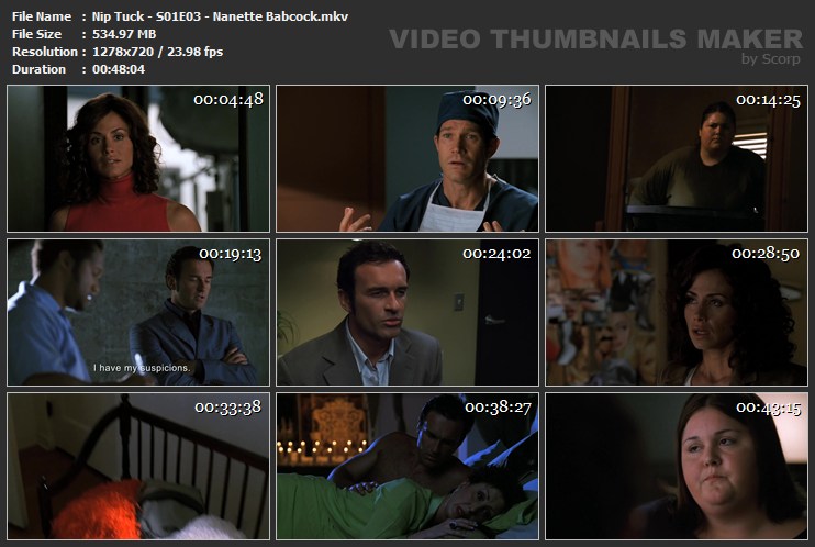 Nip Tuck - S01E03 - Nanette Babcock.mkv
