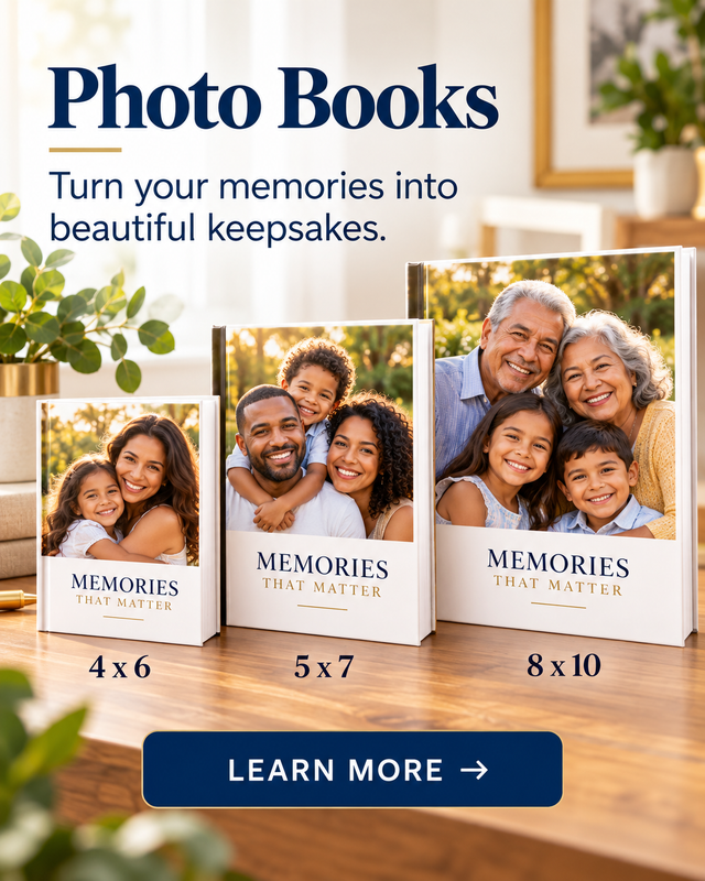 Photos and Photo Books — Learn More
