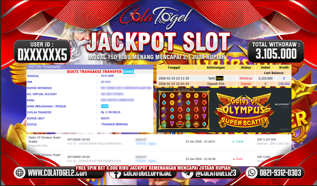 JACKPOT SLOT GACOR!!