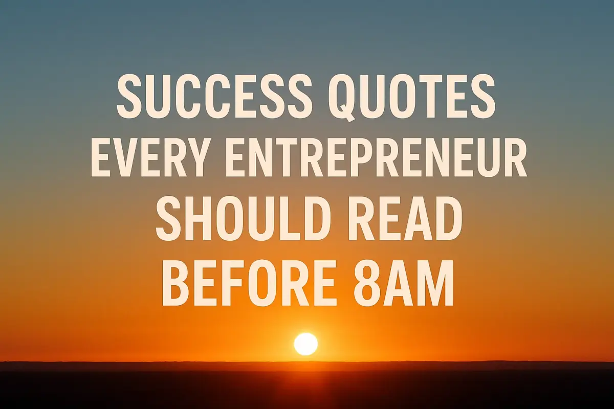 Success Quotes Every Entrepreneur